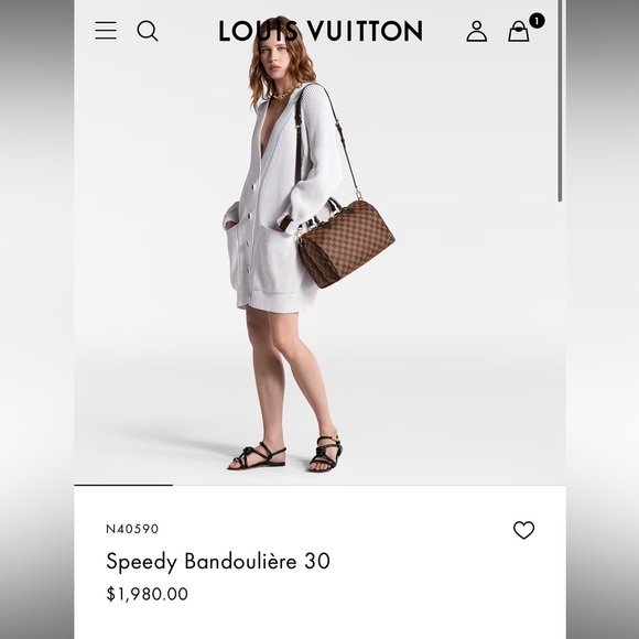 Authentic Louis Vuitton speedy 30 - Picture 14 of 15